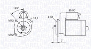 063522615010 Startér MAGNETI MARELLI