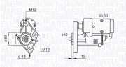 063522616010 Startér MAGNETI MARELLI