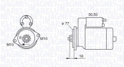 063522620010 Startér MAGNETI MARELLI