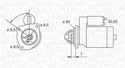 063523626010 Startér MAGNETI MARELLI