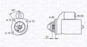 063227599010 Startér MAGNETI MARELLI