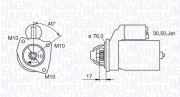 063280005010 Startér MAGNETI MARELLI