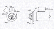 063280008010 Startér MAGNETI MARELLI