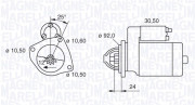 063280020010 Startér MAGNETI MARELLI