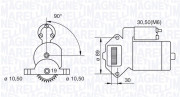 063280022010 Startér MAGNETI MARELLI