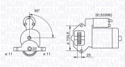 063280032010 Startér MAGNETI MARELLI