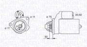 063280034010 Startér MAGNETI MARELLI