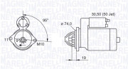 063280048010 Startér MAGNETI MARELLI