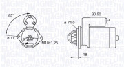 063280049010 Startér MAGNETI MARELLI