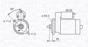 063280051010 Startér MAGNETI MARELLI