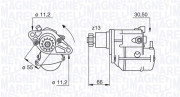 063280053010 Startér MAGNETI MARELLI