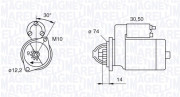 063280055010 MAGNETI MARELLI żtartér 063280055010 MAGNETI MARELLI