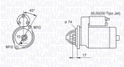 063280057010 Startér MAGNETI MARELLI