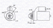 063101015010 Startér MAGNETI MARELLI