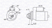 063187001010 Startér MAGNETI MARELLI