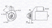 063206834010 Startér MAGNETI MARELLI