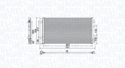 350203762000 Kondenzátor, klimatizace MAGNETI MARELLI