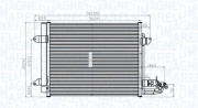 350203815000 Kondenzátor, klimatizace MAGNETI MARELLI