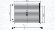 350203823000 MAGNETI MARELLI kondenzátor klimatizácie 350203823000 MAGNETI MARELLI