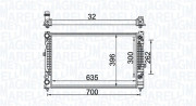 350213157600 MAGNETI MARELLI chladič motora 350213157600 MAGNETI MARELLI