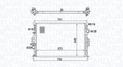 350213157700 MAGNETI MARELLI chladič motora 350213157700 MAGNETI MARELLI