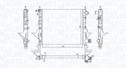 350213171800 MAGNETI MARELLI chladič motora 350213171800 MAGNETI MARELLI