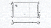 350213178100 MAGNETI MARELLI chladič motora 350213178100 MAGNETI MARELLI