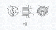 069412200010 vnitřní ventilátor MAGNETI MARELLI