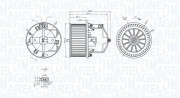 069412371010 vnitřní ventilátor MAGNETI MARELLI