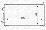 350203228000 MAGNETI MARELLI kondenzátor klimatizácie 350203228000 MAGNETI MARELLI