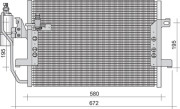 350203274000 Kondenzátor, klimatizace MAGNETI MARELLI