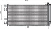 350203275000 Kondenzátor, klimatizace MAGNETI MARELLI
