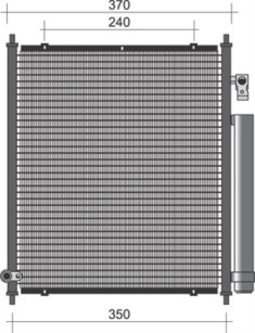 350203346000 Kondenzátor, klimatizace MAGNETI MARELLI