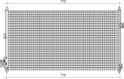 350203430000 Kondenzátor, klimatizace MAGNETI MARELLI