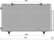 350203483000 Kondenzátor, klimatizace MAGNETI MARELLI