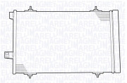 350203638000 Kondenzátor, klimatizace MAGNETI MARELLI