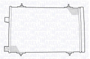 350203639000 Kondenzátor, klimatizace MAGNETI MARELLI