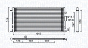 350203644000 Kondenzátor, klimatizace MAGNETI MARELLI