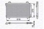 350203679000 Kondenzátor, klimatizace MAGNETI MARELLI