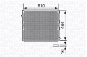 350203683000 Kondenzátor, klimatizace MAGNETI MARELLI