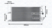 350203852000 Kondenzátor, klimatizace MAGNETI MARELLI