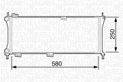 350213814003 MAGNETI MARELLI chladič motora 350213814003 MAGNETI MARELLI