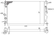 350213755003 Chladič, chlazení motoru MAGNETI MARELLI