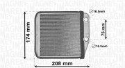 350218444000 Výměník tepla, vnitřní vytápění MAGNETI MARELLI