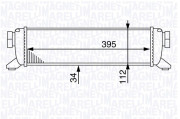351319201900 Chladič turba MAGNETI MARELLI