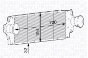 351319201950 Chladič turba MAGNETI MARELLI