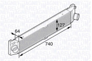 351319201990 Chladič turba MAGNETI MARELLI