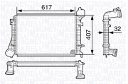 351319202000 Chladič turba MAGNETI MARELLI