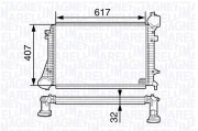 351319202010 Chladič turba MAGNETI MARELLI