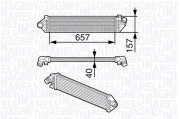 351319202050 Chladič turba MAGNETI MARELLI